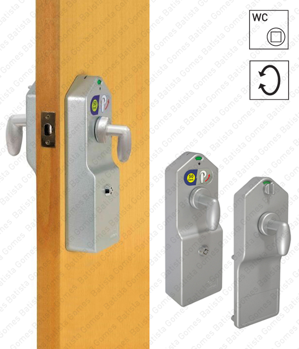 Fechadura com moedeiro para WC